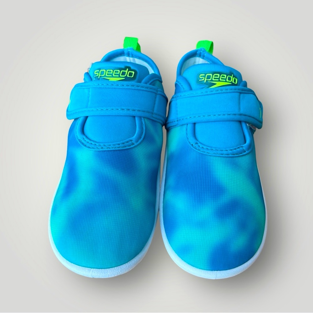 Speedo The Original Surf Walker Water Swim Shoes Green Size XL 11-12 Kids NWOT